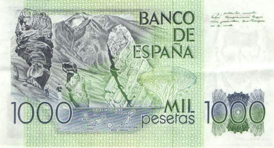 1000 Pesetas 23.10.1979